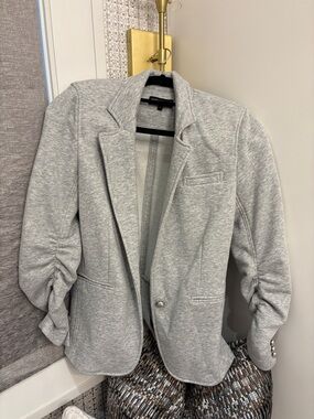 Light Gray Women's Blazer Jacket